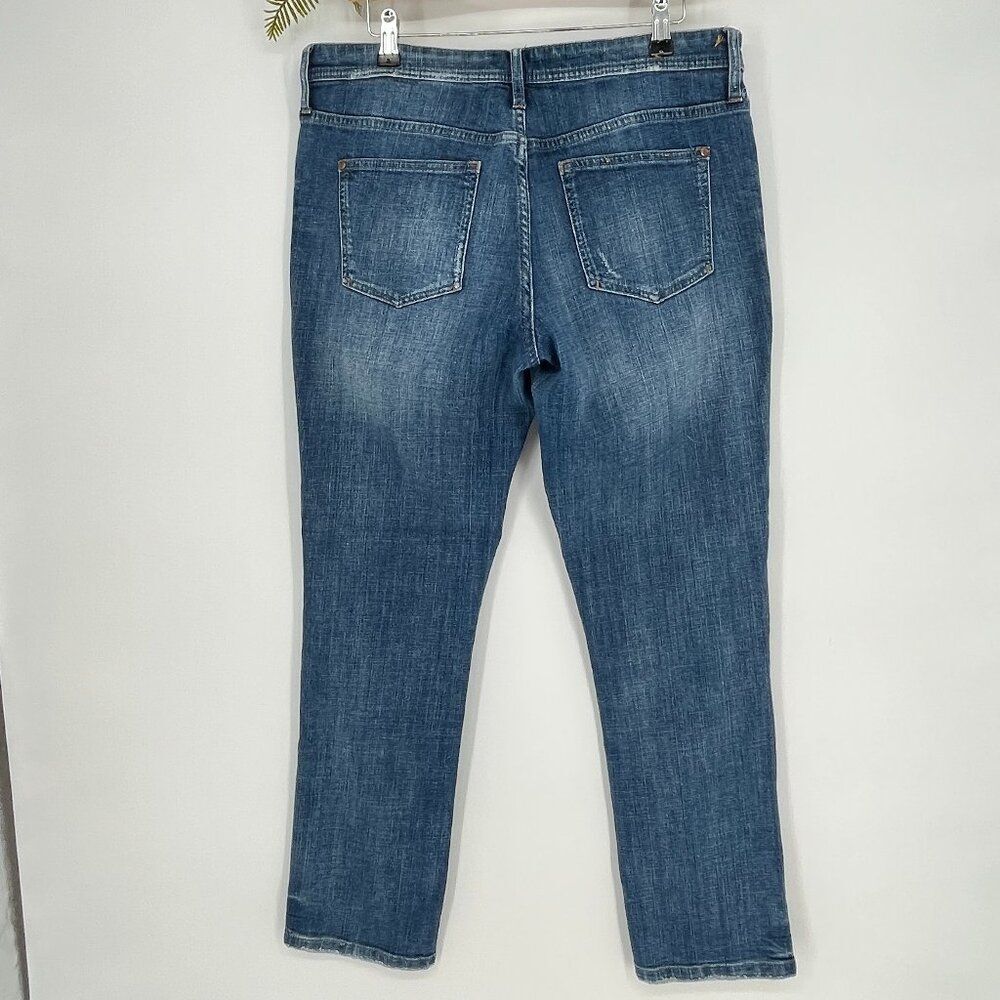 Pilcro Premium Hyphen Patchwork Jeans Size 29 Boyfriend Slouchy - Picture 6 of 12